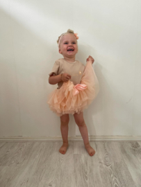 TUTU SET BLOSJESROZE + NAAM | NIENE