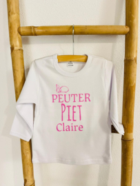 PEUTER PIET SHIRT + NAAM