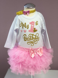 VERJAARDAGJURK, 1,2 JAAR ROZE | MINNIE *