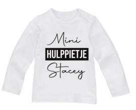 SINTERKLAAS SHIRT | MINI HULPPIET + NAAM