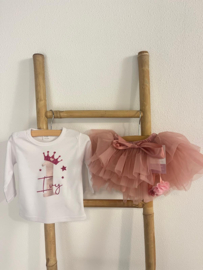 VERJAARDAGSET TUTU DEEP PINK, 1,2,3, 4 JAAR | LOVA