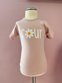 VERJAARDAG SHIRT ONE, TWO, THREE, FOUR | DAISY