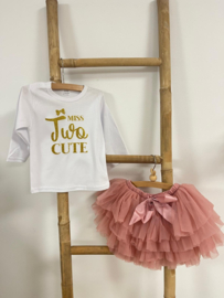 VERJAARDAGSET MISS TWO CUTE, VERSCHILLENDE KLEUREN | LUCY