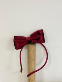 HAARBAND DIADEEM | BURGUNDY STRIK