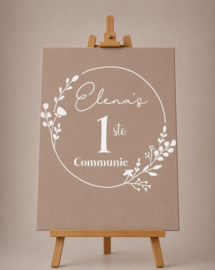 RAAMSTICKER (45 x 50 cm) | 1ste COMMUNIE