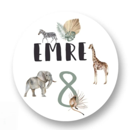 TRAKTATIE STICKER, 20 stuks | WILD LIFE 4