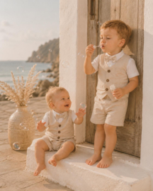 BRUIDSJONKER PAK BEIGE kort | CHARLIE t/m maat 122
