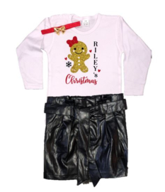 KERST OUTFIT ZWART | PEPERKOEK MY FIRST 