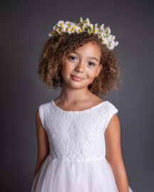 BRUIDSMEISJESJURK TULE WIT, IVOOR | OLIVIA *