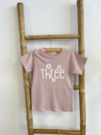 VERJAARDAG SHIRT ONE, TWO, THREE, FOUR | DAISY