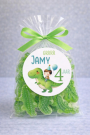 TRAKTATIE STICKER, 25 st. | DINO 3