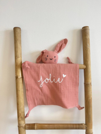 KNUFFEL HAAS ALLE KLEUREN MET NAAM  | LOVE