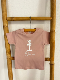VERJAARDAG SHIRT IVOOR/LATTE | ELFJE