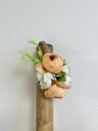 HAARBAND BLOEMEN, PEACH/IVOOR | YARA