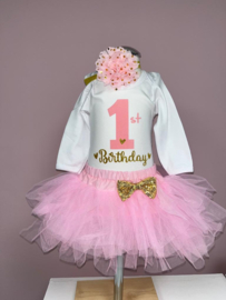 VERJAARDAGSET ROZE 1 T/M 2 JAAR | DEWI