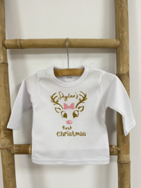 KERST SHIRT GOUD + NAAM | JOAN