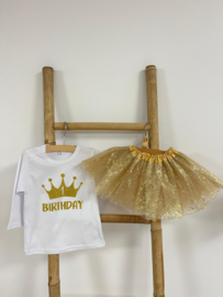 VERJAARDAGSET TUTU GOUD, 1 T/M 2 JAAR | DENISE