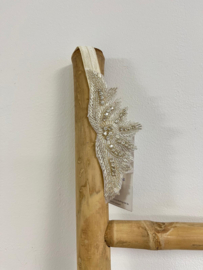 HAARBAND STRASS CREME | ABIGAIL