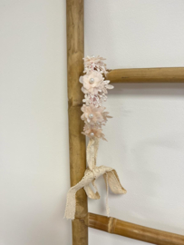DIADEEM BLOEMEN/PARELS, BLOSJESROZE | ROBINE