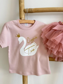 VERJAARDAG TUTUSET 1, 2 ,3, 4 JAAR DEEP PINK | ZWAAN