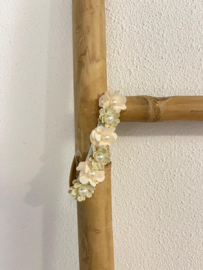 HAARBAND BLOEMEN ROOMWIT | NAOMI