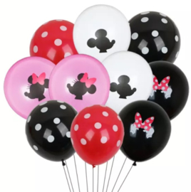 MUIS BALLONNENSET, 10 stuks