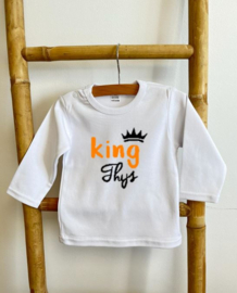 SHIRT MET NAAM | KING