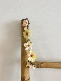 HAARBAND BLOEMEN, ROOM/GEEL | HANNEKE