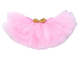 TUTU 3 LAAGS MET PAILLETTEN STRIK | ROZE