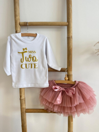 VERJAARDAGSET MISS TWO CUTE, VERSCHILLENDE KLEUREN | LUCY