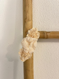 HAARBAND BLOEMEN ROOMWIT | ELENA
