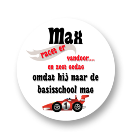 TRAKTATIE STICKER, 20 stuks  | RACEWAGEN