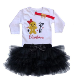 KERST OUTFIT ZWART | PEPERKOEK MY FIRST