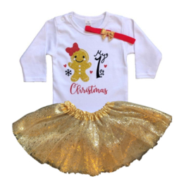 KERST OUTFIT GOUD | PEPERKOEK MY FIRST