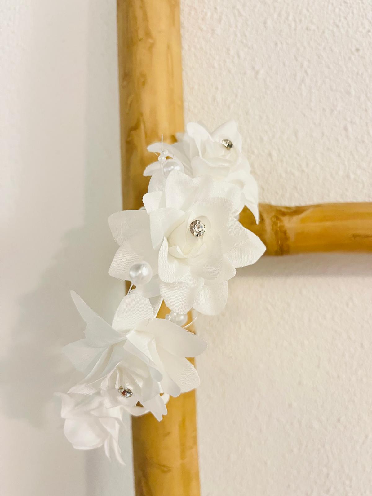 DIADEEM WIT/BLOEMEN | MARCIA