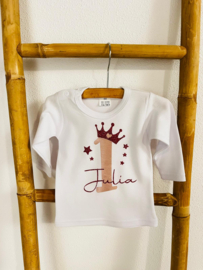 VERJAARDAG SHIRT DEEP PINK, ALLE LEEFTIJDEN | LOVA