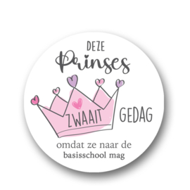 TRAKTATIE STICKER, 20 stuks  | KROONTJE