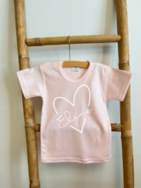 SHIRT MET NAAM  | OPEN HART