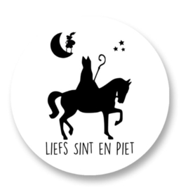 SLUITSTICKER SINTERKLAAS | LIEFS SINT EN PIET