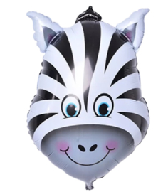 Folieballon Zebra