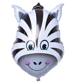 FOLIEBALLON ZEBRA (55 x 53 CM)