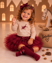 SINTERKLAAS SETJE TUTU BURGUNDY | HULPPIETJE