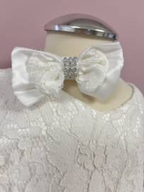 BABY BRUILOFT OF DOOPJURK STRASS WIT | CAMILLA*