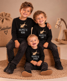 SINTERKLAAS SHIRT | HULP SPRING PIETJE + NAAM
