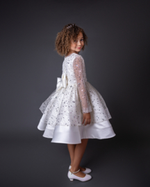 KINDER GALA, PRINSESJURK GLITTER ROOMWIT | MISTY *