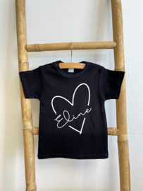 SHIRT MET NAAM  | OPEN HART