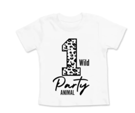 VERJAARDAGSHIRT WILD PARTY + haarband | YARA