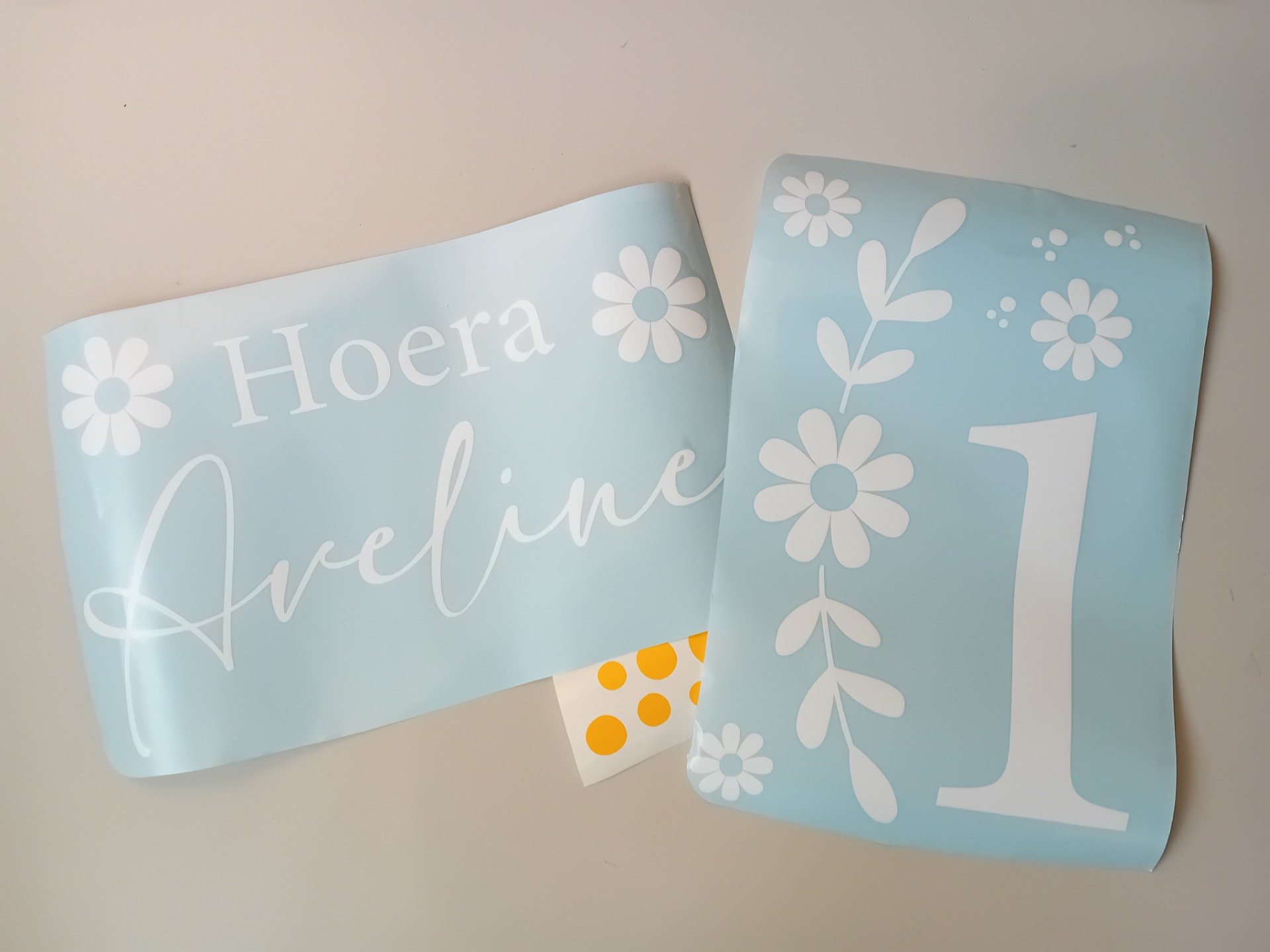 RAAMSTICKER VERJAARDAG  (40 x 70 cm) | DAISY