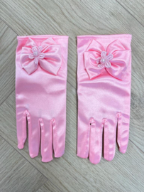 KINDER GALA/BRUIDS HANDSCHOEN kort ROZE | NISHA