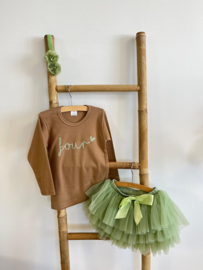 VERJAARDAGSET TUTU SAGEGROEN, 1, 2 ,3, 4 JAAR | EMELIE
